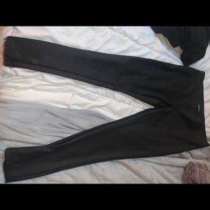 Express polyester leggings.